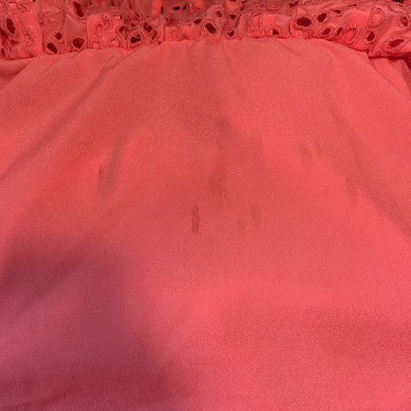 Silk Eyelet Mini Skirt - Picture 5 of 7